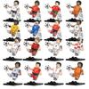 Blocchi da Costruzione Giocatore di Calcio Mini Figure Bambola Stella del Calcio Giocattolo da Assemblare Regalo per Bambini G0182 G0183