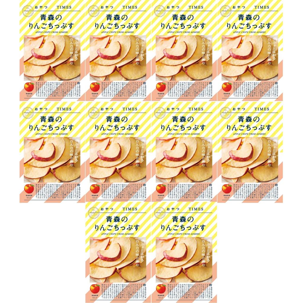 Oyatsu Times Aomori Apple Chips 18g x 10 bags