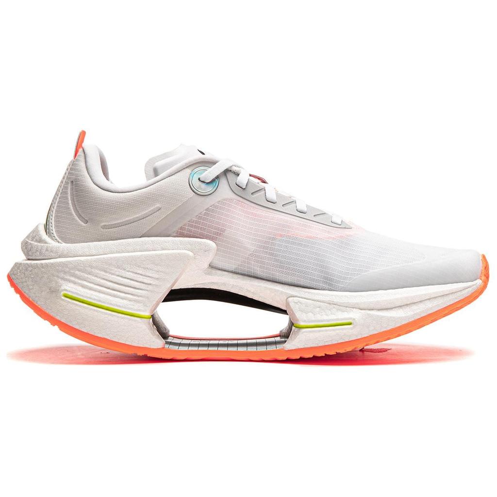Li Ning Shadow 3 Essential Dämpfung Unterstützung Rückprall Niedriger Schaft Freizeit Laufschuhe Herren Standard Weiß ARRU007-1