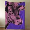 A-AndyS-ES W-WarholS-ES Art Blanket Throw Super Cosy Plush Living Room Sofa Couch Childish Birthday Gifts