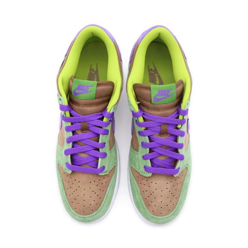 DA1469-200 Nike Dunk Low Veneer Duckling Pack Autumn Green Deep Purple (Men's)