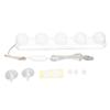 5 LED Vanity Mirror Light 5 Dimmable Bulbs 3 Color Modes 10 Brightness Levels Portable Lighting Fixture for Bathroom