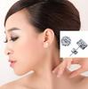 Korean Style Crown Stud Earrings with Rhinestone Zirconia