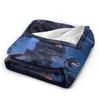 Effect Mass Game Blanket Flannel  Super Warm Throw Blankets for Car Sofa Couch Bedspread