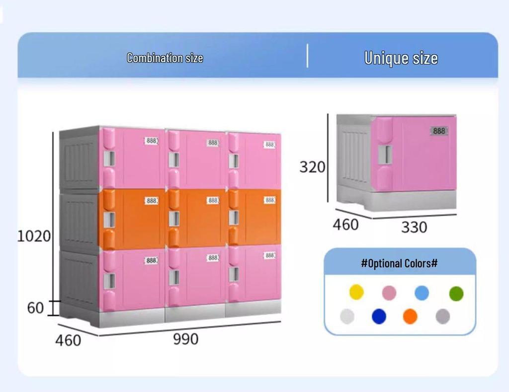 ABS Classroom Storage Cabinet for Students