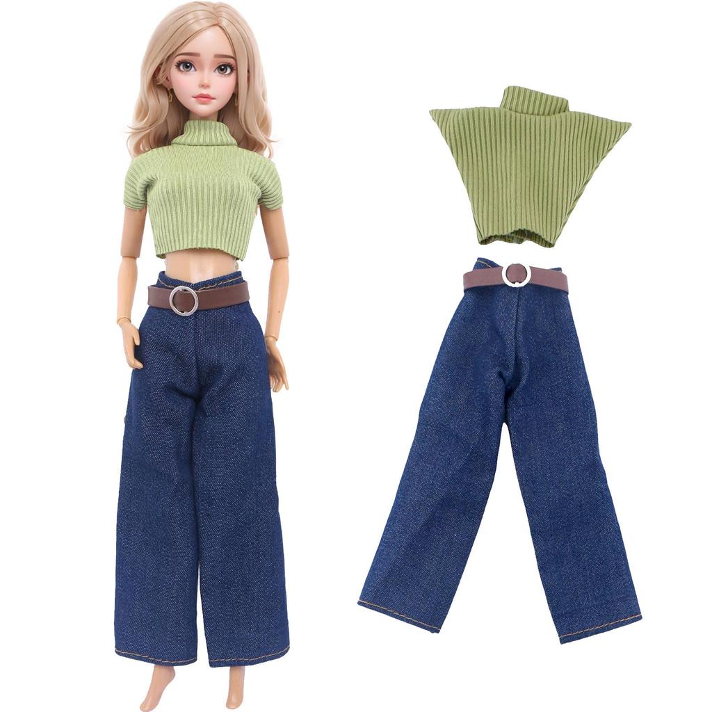 Doll Clothes for 30cm Girl Doll Lot Styles Dress Shorts Shirts Cute Outfits for 1/6 11.5 Inch Doll Girl Toy Kids Gift Accessories