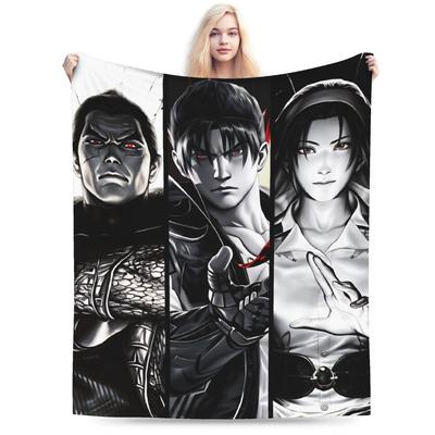 KING Tekken 8 Video Game Blanket Quality Warm Soft  Throw Blanket Winter Child Home Decor Comfortable Bedspread