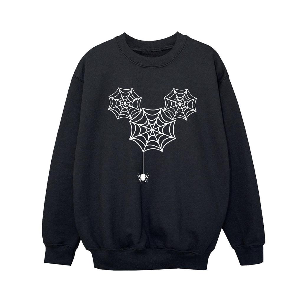 Disney Boys Mickey Mouse Spider Web Head Sweatshirt