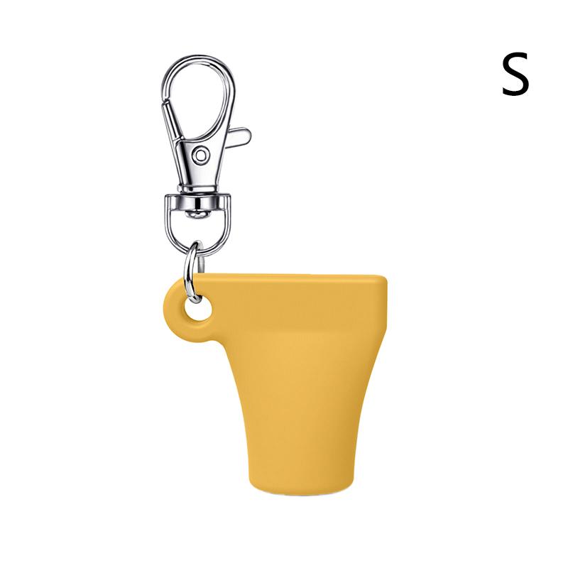 Pratik Silikon Anahtarlık Kapağı Dudak Parlatıcısı Aksesuarları Taşınabilir Dayanıklı Tutucu Anahtarlık Ruj Saklama Kapağı İçin Uyumlu