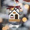 Wedding Gifts First Christmas Married Ornament Wooden Hanging Car/House Decoration Mr. And Mrs. Gift for Newlywed Bride