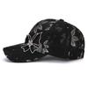 Butterfly Lace Rhinestone Thin Breathable Baseball Cap - Summer Fashion Embellished Sun Visor for Women