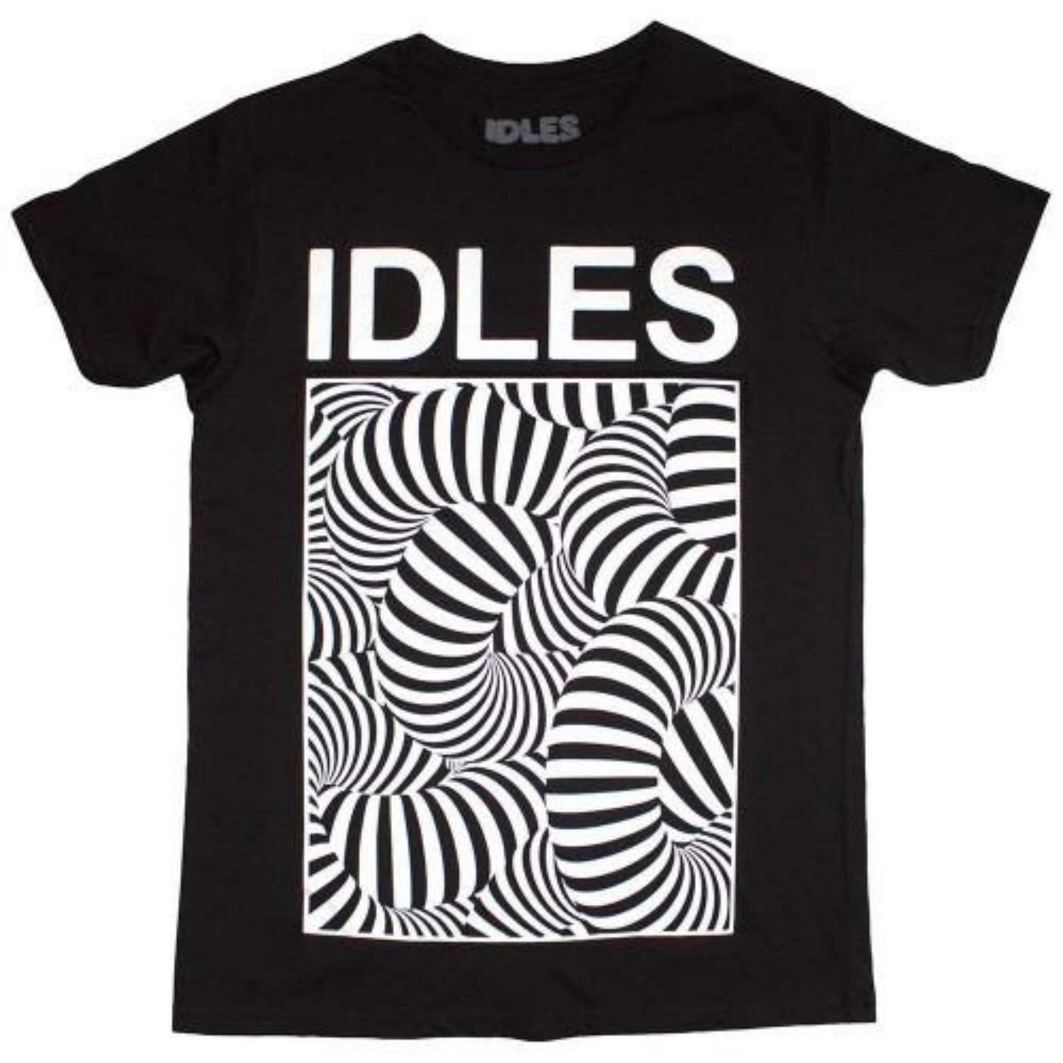 Idles Unisex Adult Psych Tubes T-Shirt S чёрный