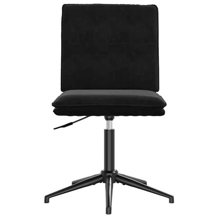 VidaXL Dining Chair Black Velvet, Chair, Lounge Chair, Accent Chair, Kitchen Chair, Dining Room Seat, 4101273