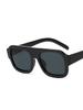 Oversized Rectangle Hip Hop Sun Glasses Glasses for Ladies Trendy Classic Men Vintage Traveling Trend Design Shades Eyewear UV400