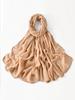 Elegantes Damen Einfaches Solides Kette Seiden Schal Kopftuch Wickeltuch Schal Sonnenschutz Bandana Hijab Damen Böhmisch Schal Pareo Sommer Neu