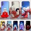 Anime Inuyasha Populars Phone Case For Samsung S25,S24,S23,S22,S20,S21,S10,Ultra,Plus,Lite,FE,Soft Silicone Black Cover