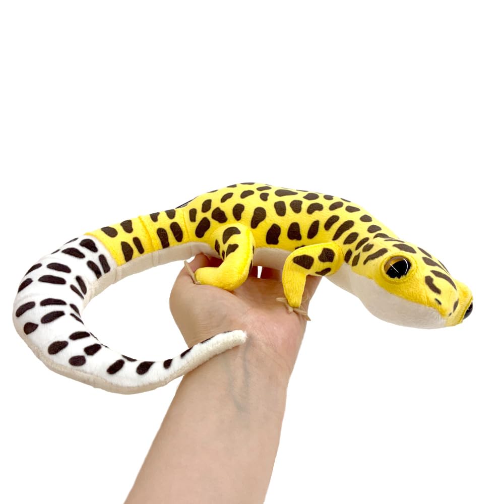 TST Advance Realistic Leopard Gecko YELLOW (Ages 6+) Approx. 23cm in length 11981