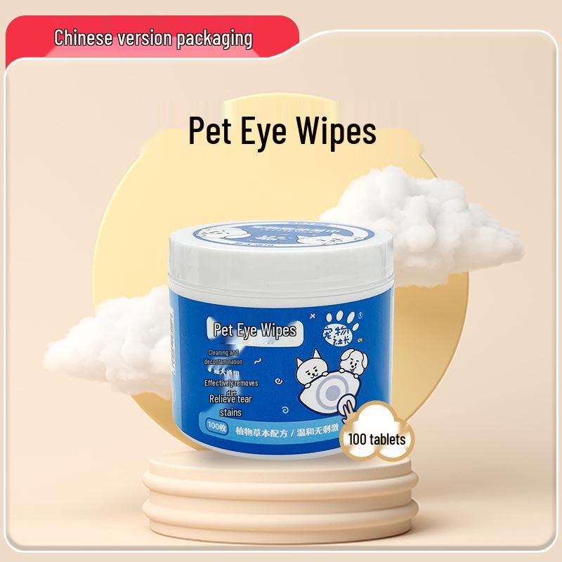 Pet Grooming Wipes Set: Ear, Teeth, Eye Care & Deodorizing Tissues for Cats and Dogs