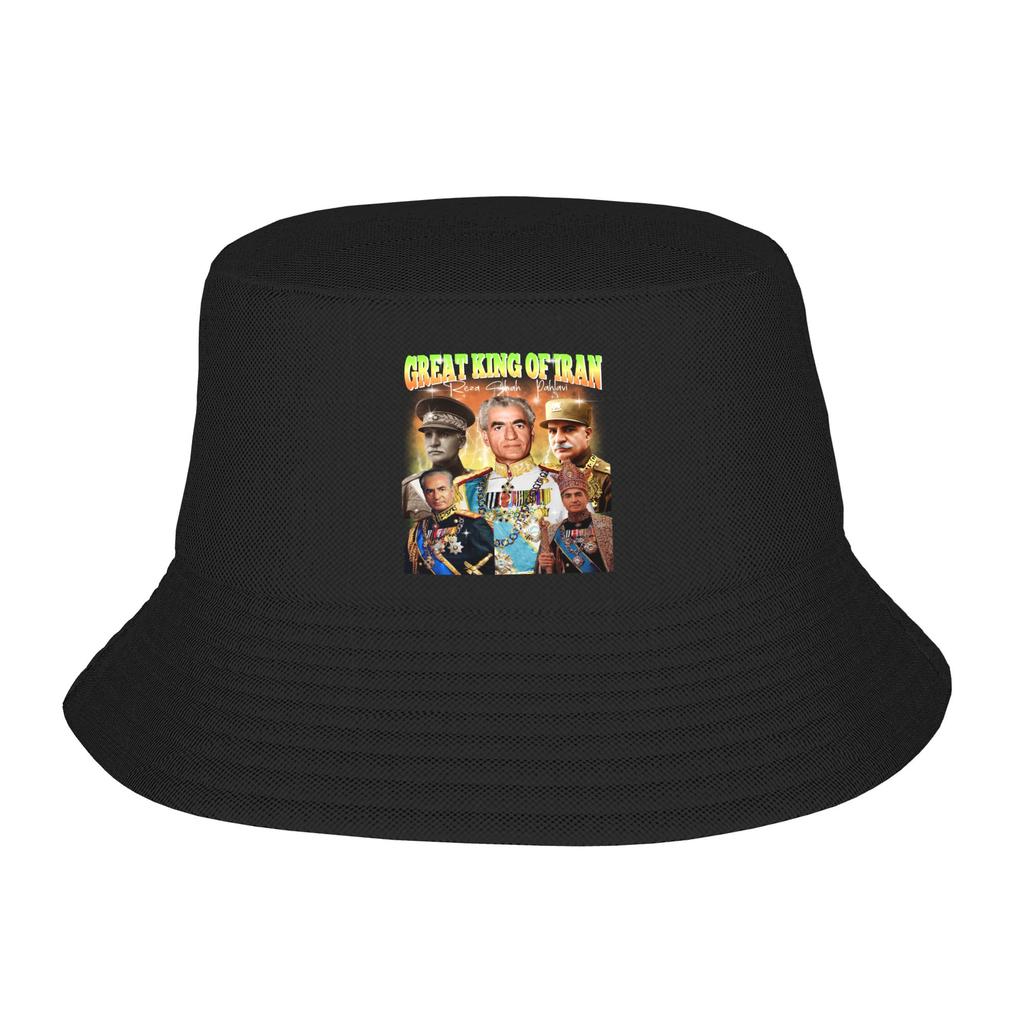 Individueller Unisex Bucket Hat Lang lebe der König Reza Pahlavi Strand Sonne Sommer Anglerhut