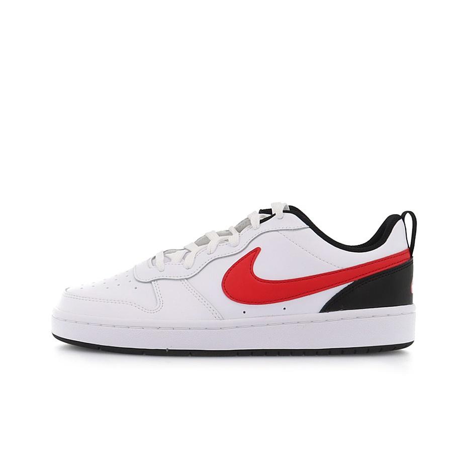

кроссовки Nike Court Borough 2 Low White University Red GS BQ5448-110