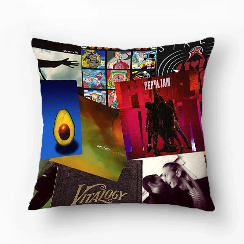 Pearl-Jam Decorative Pillowcases Art Pillowcase Home Decor Furniture Pillow Cases Cushions Cushion Cover Pillows Sofa Covers