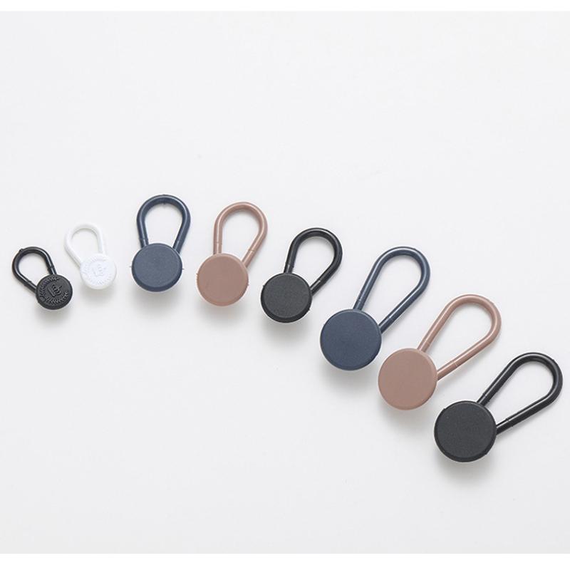 Elastic Pants Extension Buckle with Adjustable Rubber Stretch for Waistband Relief Men Women Daily Wear Office School