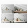 Lephant Family Matte Finish Ceramic Figures | Home Decor Living Room Decorative Items Showpieces House Warming
