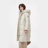 Tanboer Women's Long Hooded Puff Down Jacket 5530822D