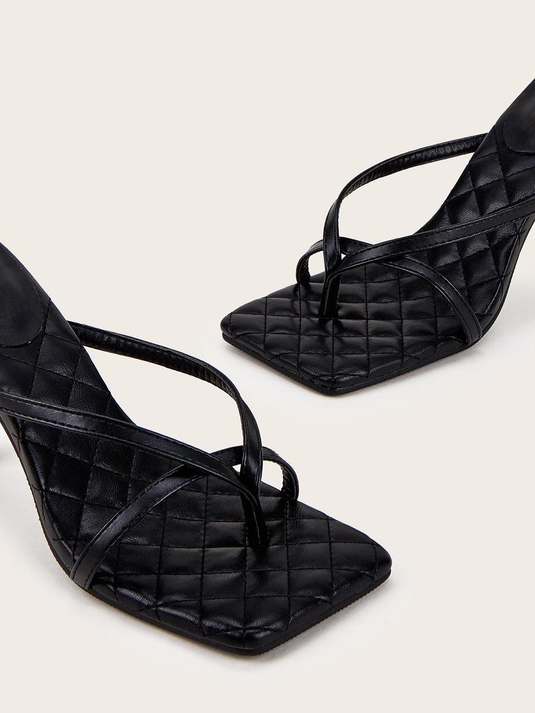 2025 Plus Size Women's Stiletto Sandals & Slippers - Sexy High Heels for Europe & America