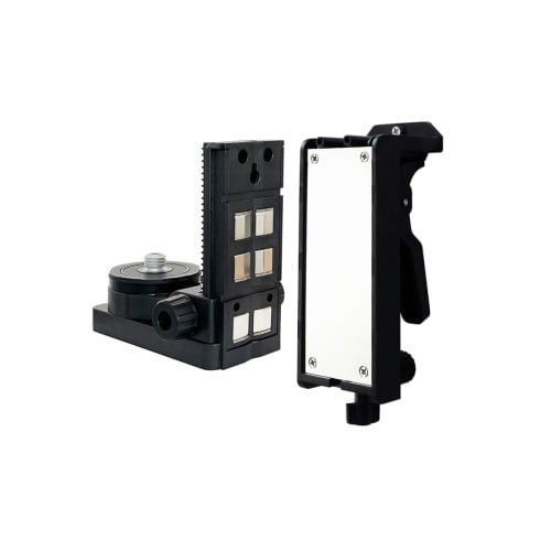 Danpon Magnetic Clamp Wall Bracket for Laser Levels, Lightweight Ceiling Holder with Magnet, Adjustable Height, 360 Rotation and Fine Adjustment, Fix