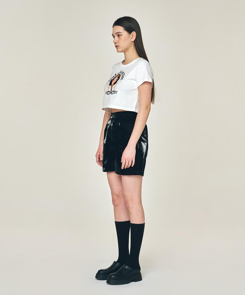 Yugsimwon Angel Crop T-Shirt Luna