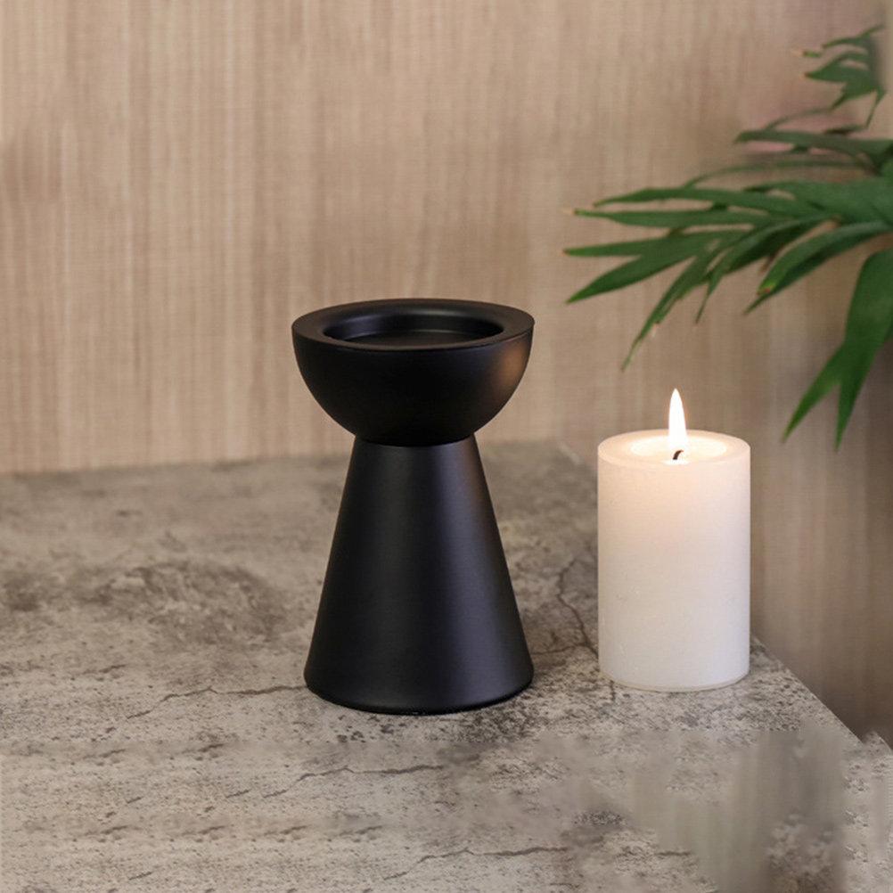 Metal Stand for Candlelight Dinner Premium Iron Build Vintage Taper Holder Wedding Party Event Decor Desktop Adornment