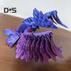 3D Printed Phoenix Figurine Movable Joints Colorful Bird Figure Articulated Animal Model Fidget Toy Home Office Desktop Decoration Ornament
