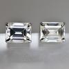 Unique Emerald 13.85 Ct CERTIFIED Synthetic White Moissanite Gems Earring Pair MY.ER-17-NS