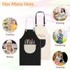 2Pcs Kids Aprons for Cooking, Adjustable Waterproof Painting Apron, Art Aprons with Pockets for Boys Girls Childs Painting Crafting Cooking Baking