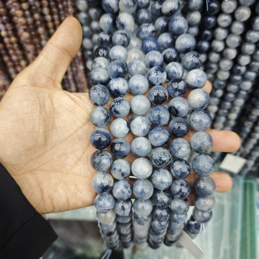 Blue Series Aquamarine & Blue Lace Agate Natural Stone Beads for DIY Jewelry