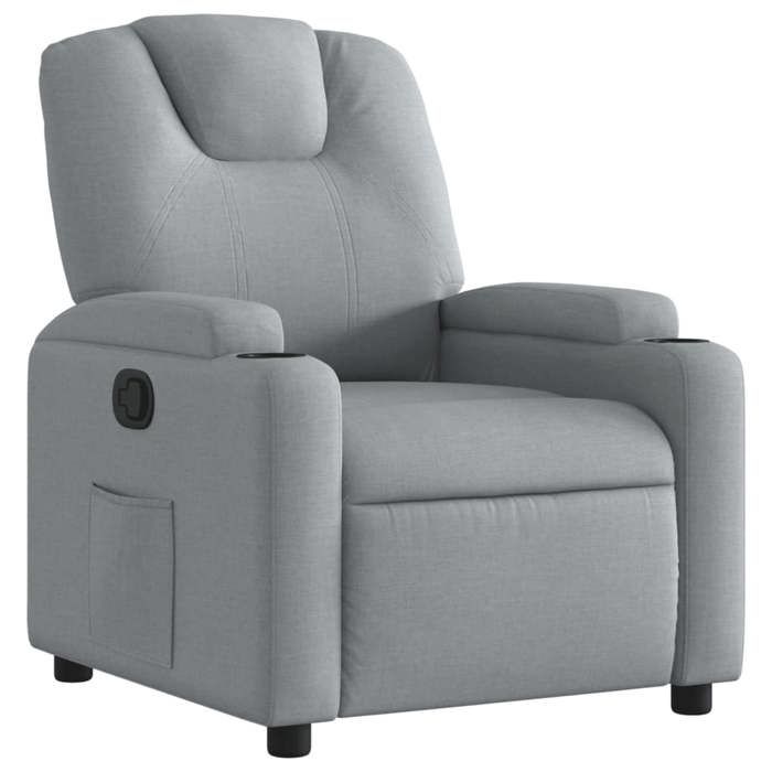 VidaXL Fauteuil Inclinable, Chaise de Relaxation avec Dossier, Siège avec Accoudoirs Rembourrés Salle de Séjour, Moderne, 372365