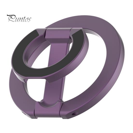 

Магнитный держатель для телефона MagSafe Magnet Finger Ring Stand Strong Magnet Grip 360-градусная поворотная подставка для телефона фиолетовый