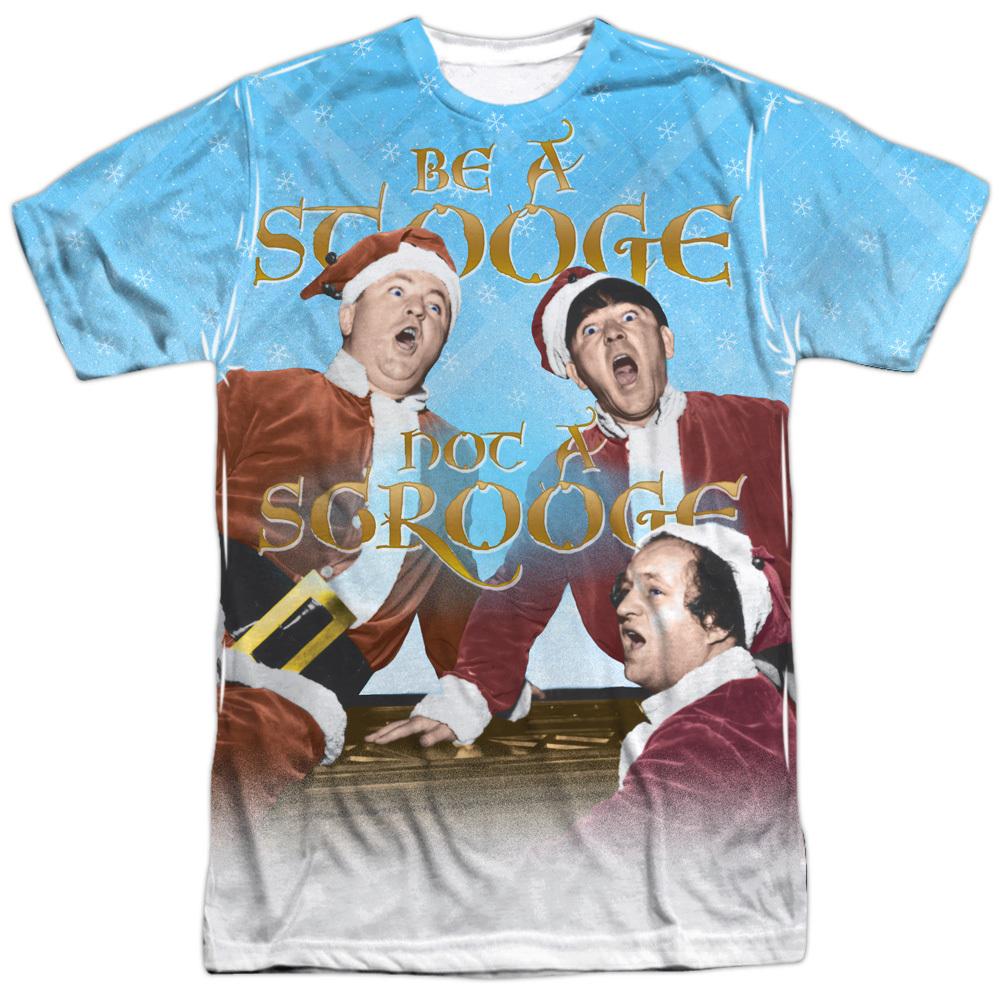 THREE STOOGES BE A STOOGE Licensed Front Print Men s Tee Shirt SM-3XL Christmas Unisex T-Shirt S