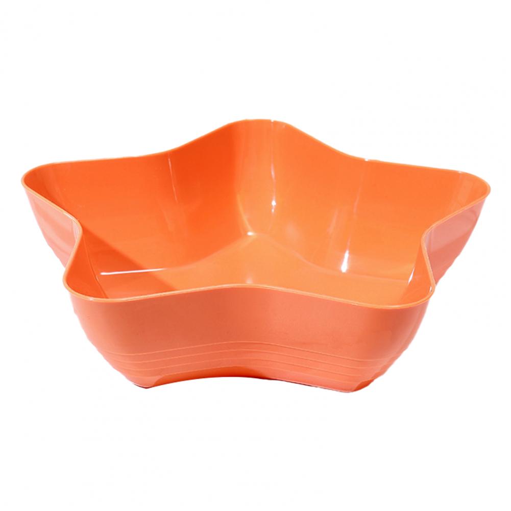 Star Shape Plate Food Grade Plastic Snack Fruit Nut Food Serving Tray Bowl Dish Holder Bone Dish Dining Table Kitchen Supplies