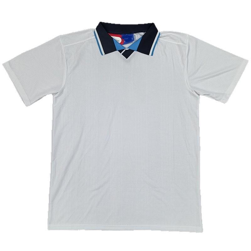 Classic Retro 1996 England Home Soccer Jersey Short Sleeve Mens Football Shirt S To XXL