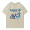 2025 The Fantastic Four First Steps Oversized 100% Cotton short sleeve t-shirts Hip Hop Men Women Summer Unisex T shirt clothing