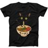 Ramen Makaron Czarny Kot Foodie Miłośnik Mem Koszulka Bluza z Kapturem 625