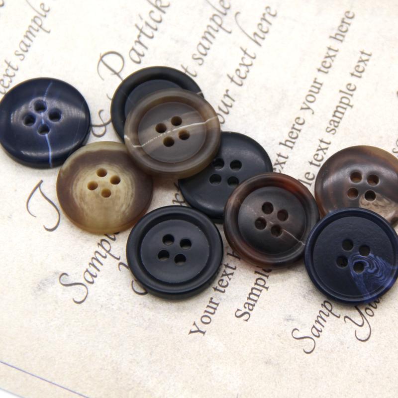 15-25Mm Imitation Horn Coat Sewing Buttons For Clothing Sweater Cardigan Decorative Button Garment Handmade Accessorie Wholesale