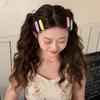 2pcs/set Oval Barrettes Hair Clips Small Headwear Sweet Side Clip  Women Girls