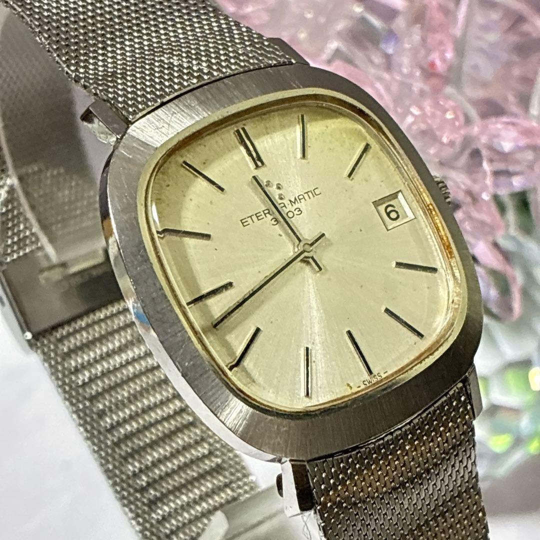 Used eterna Eternamatic 3003 Vintage Watch Automatic Winding Current Item