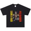 Camiseta Guns N' Roses, Tejido Suave Uso Diario Casual