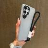 Candy 2 In 1 Transparent Matte Soft Hand Strap Case for Xiaomi 15T 17 Pro Max POCO F7 Ultra F5 X6 Pro X3 X5 M7 14T Lanyard Cover