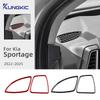 Carbon Fiber Style Interior Sticker for Kia Sportage NQ5 2022 2023 2024 2025 Real Soft Interior Panel