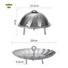 ZISIZ Foldable & Telescopic Stainless Steel Steamer Basket